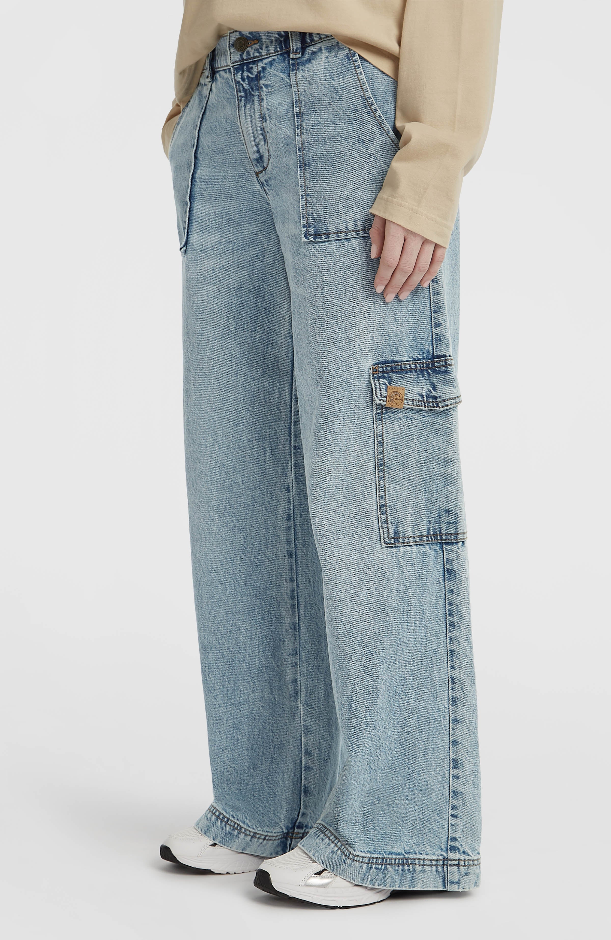 O'Riginals Denim Cargo Pants Denim Blue