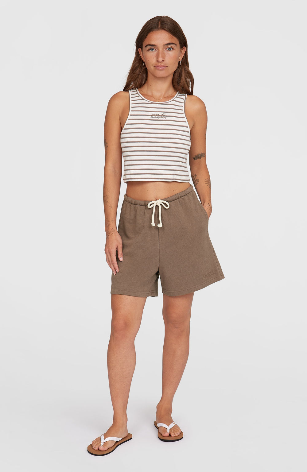 Essentials O'Neill Script Sweatshorts Pure Cashmere