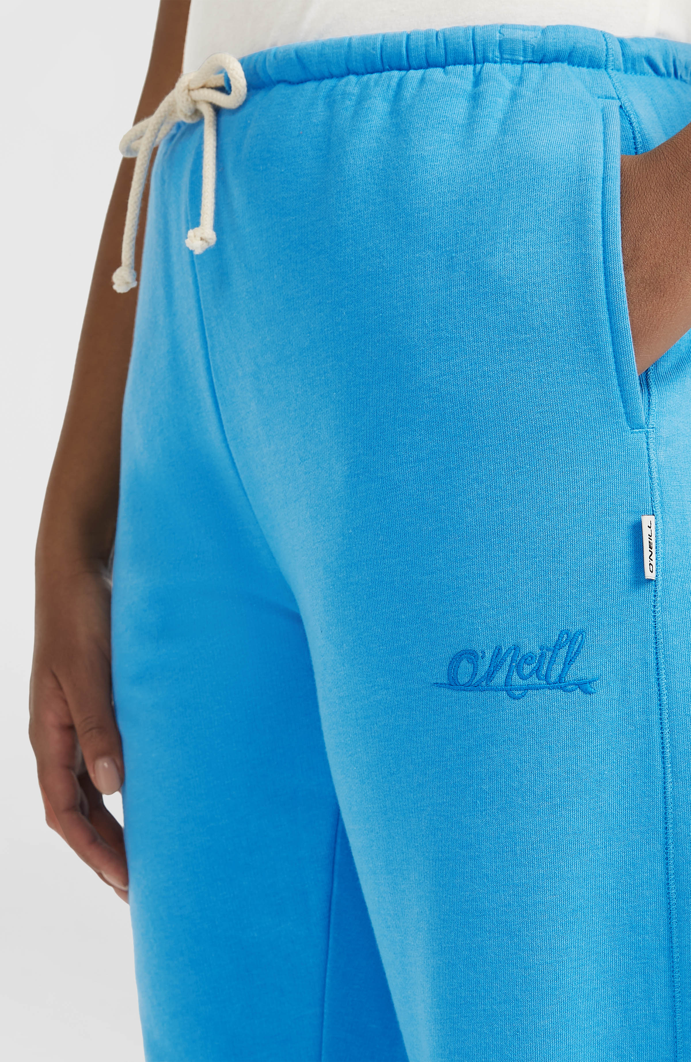 Essentials Script Sweatpants Blue Poppy