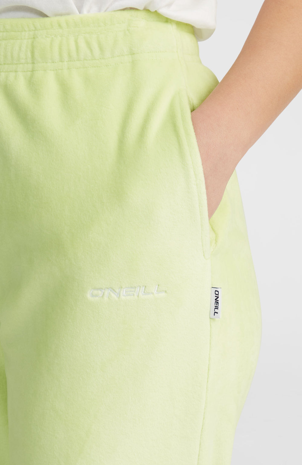 Velour Sweatpants Lime Wash