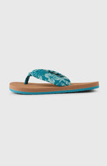 Ditsy Sun Sandals Green Island Sky