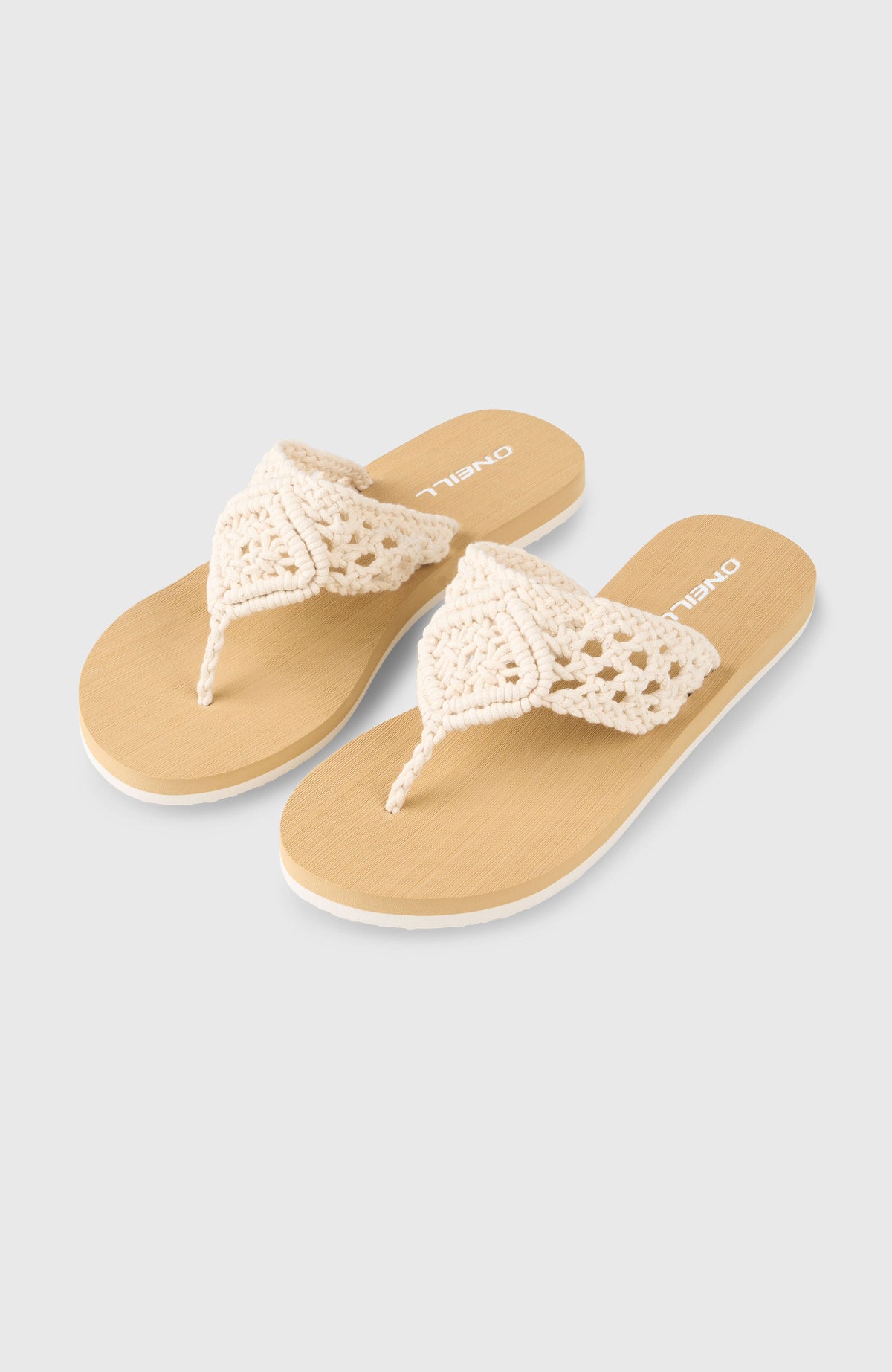 Ditsy Crochet Sandals Snow White