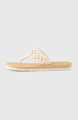 Ditsy Crochet Sandals Snow White