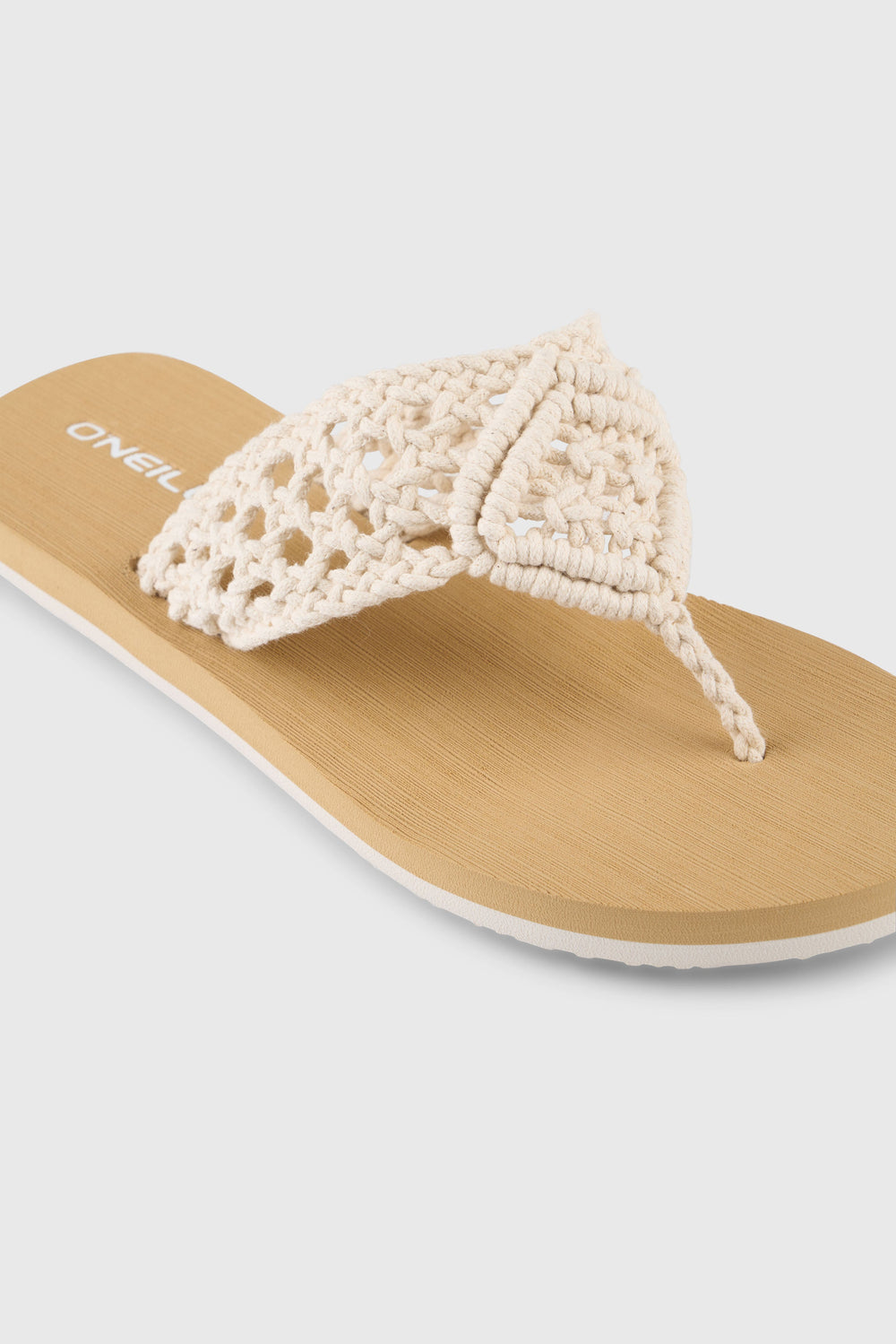 Ditsy Crochet Sandals Snow White