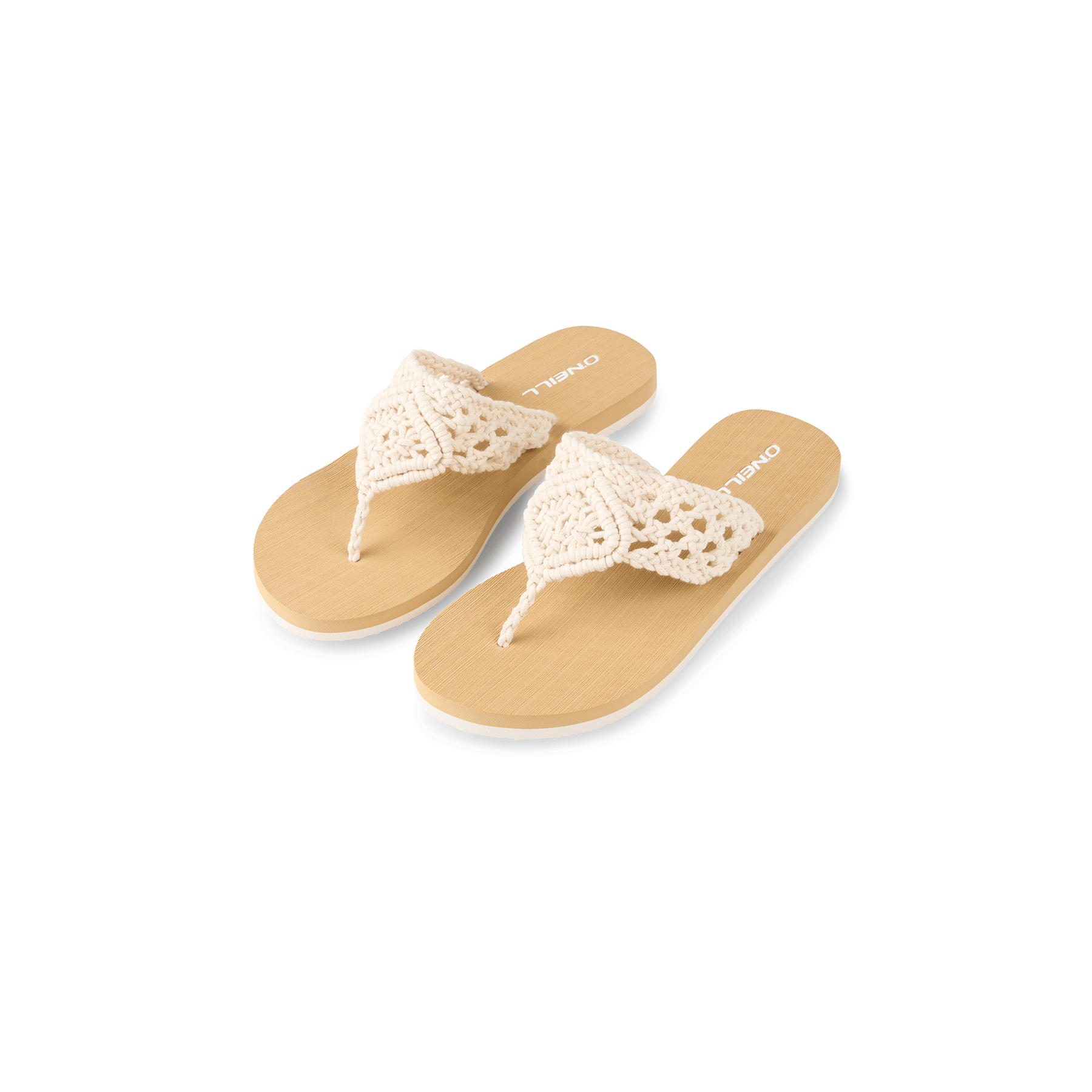 Ditsy Crochet Sandals Snow White