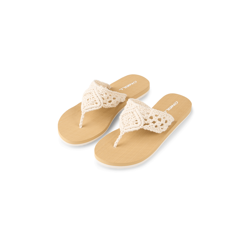 Ditsy Crochet Sandals Snow White