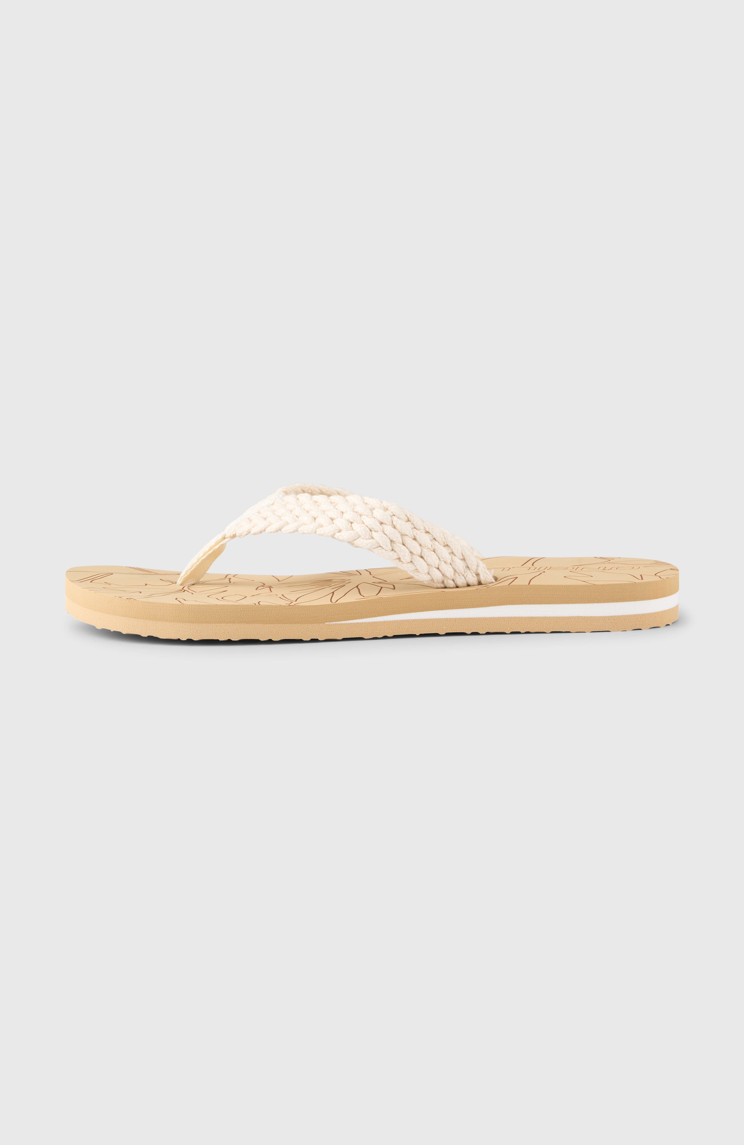 O'Neill Floral Sandals Snow White