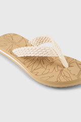 O'Neill Floral Sandals Snow White
