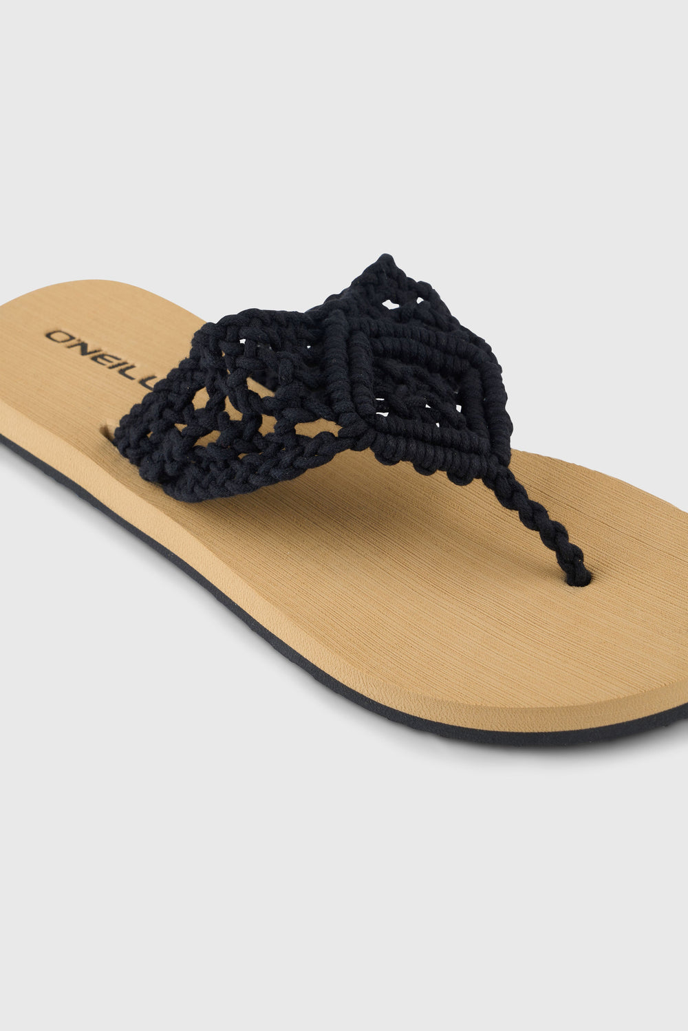 Ditsy Crochet Sandals Black Out