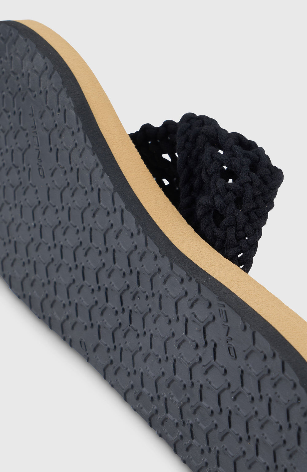 Ditsy Crochet Sandals Black Out