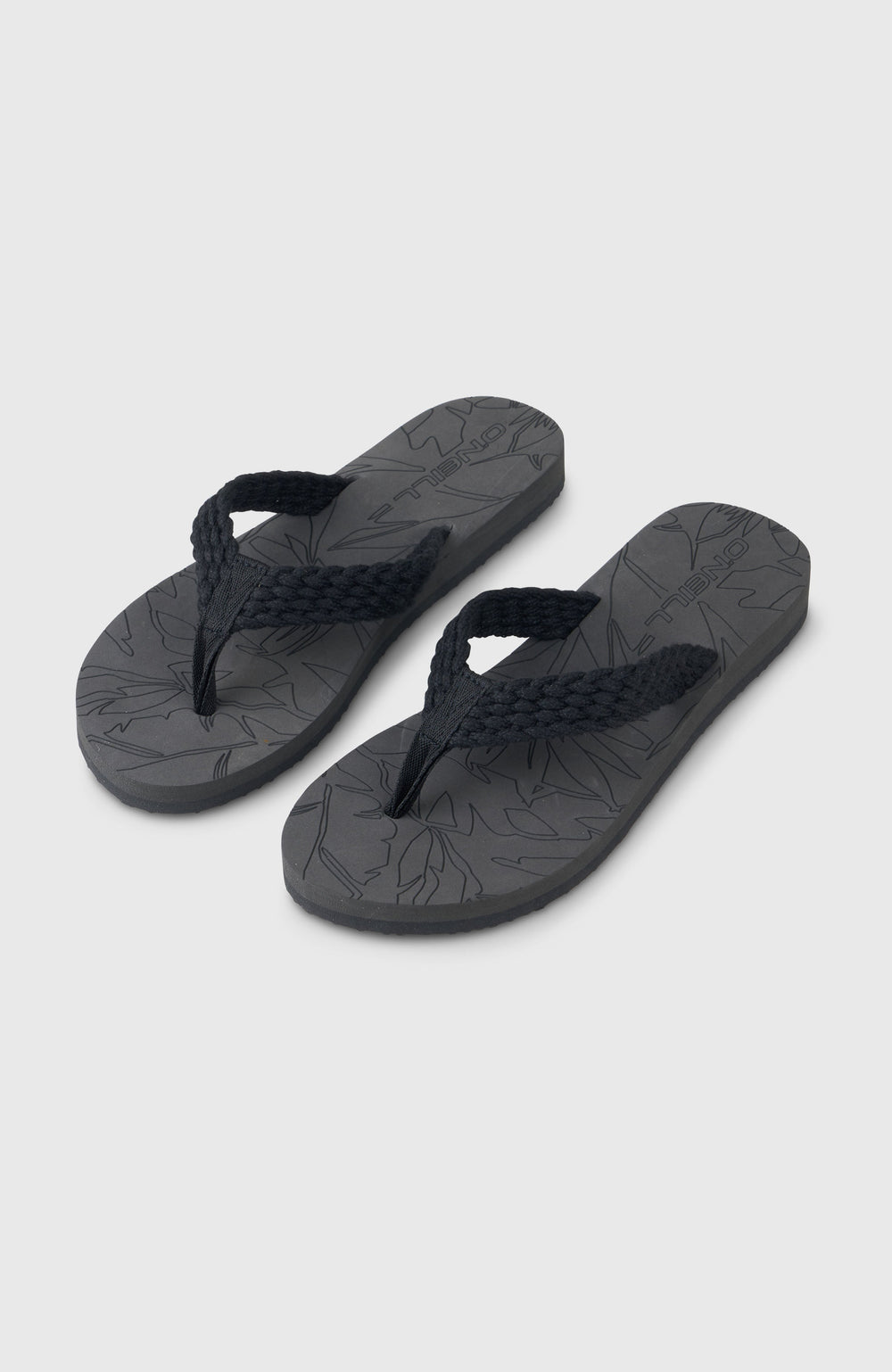 O'Neill Floral Sandals Black Out