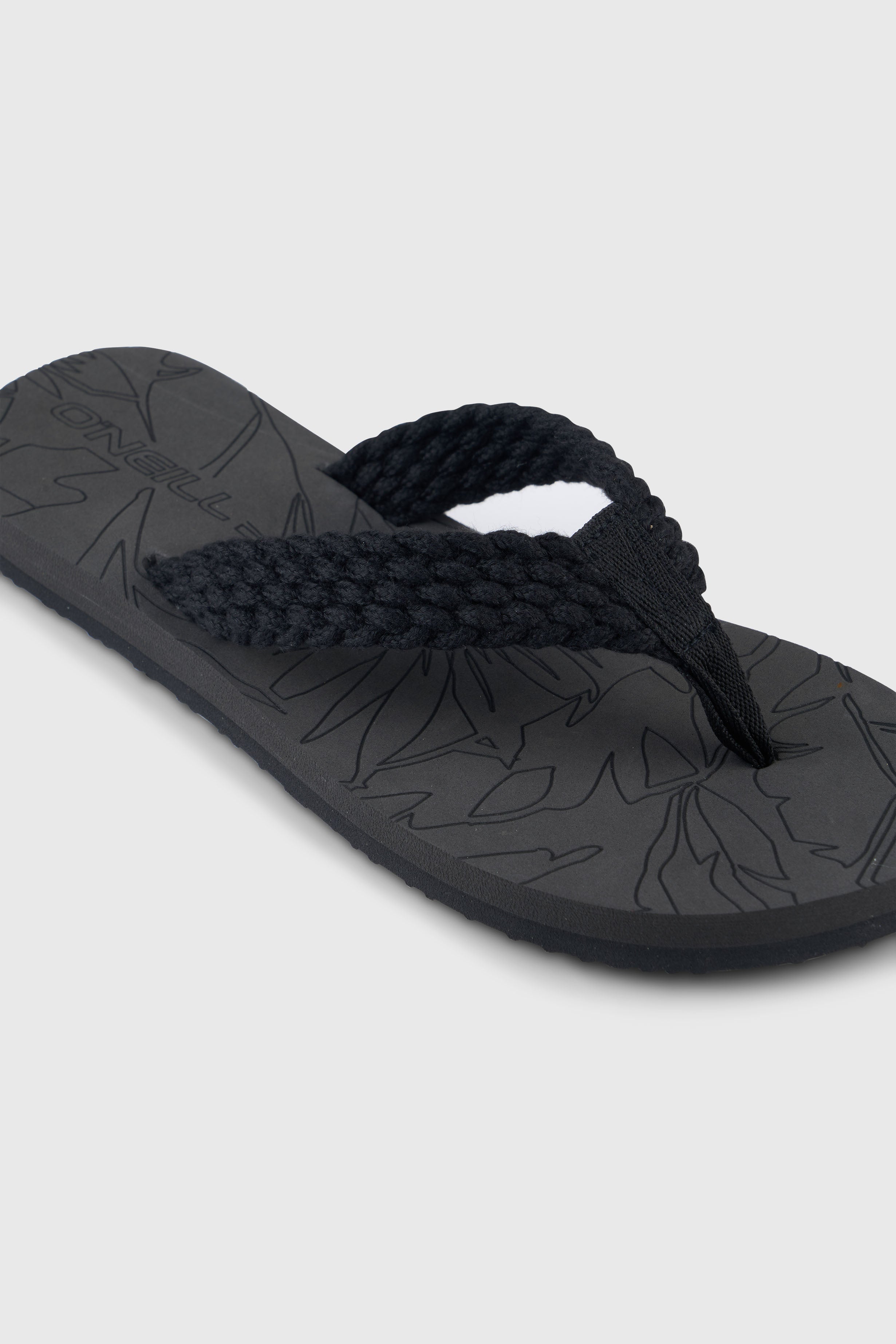 O'Neill Floral Sandals Black Out