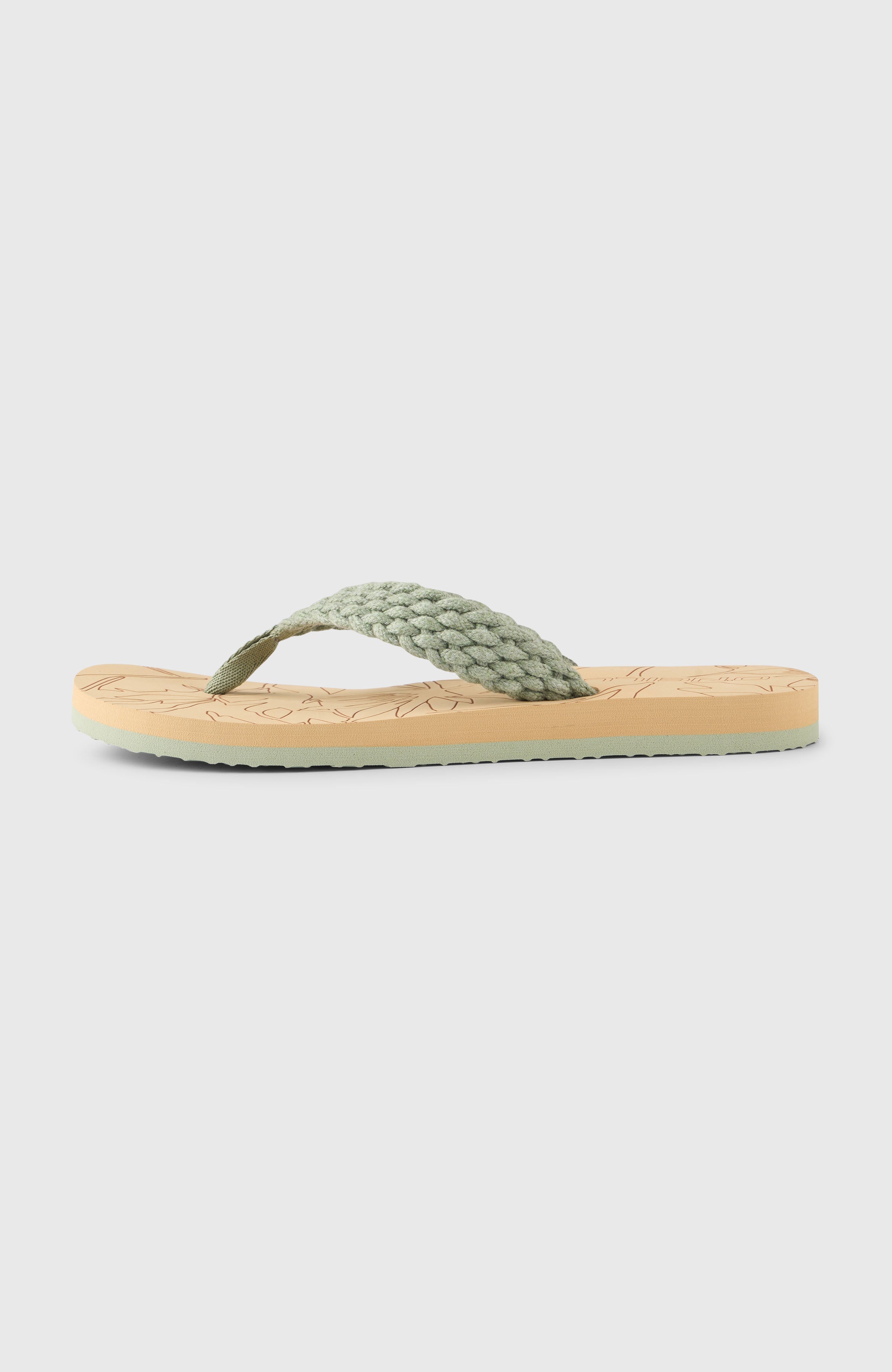 O'Neill Floral Sandals Avery Fern