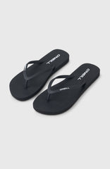 Profile Small Logo Sandals Black Out