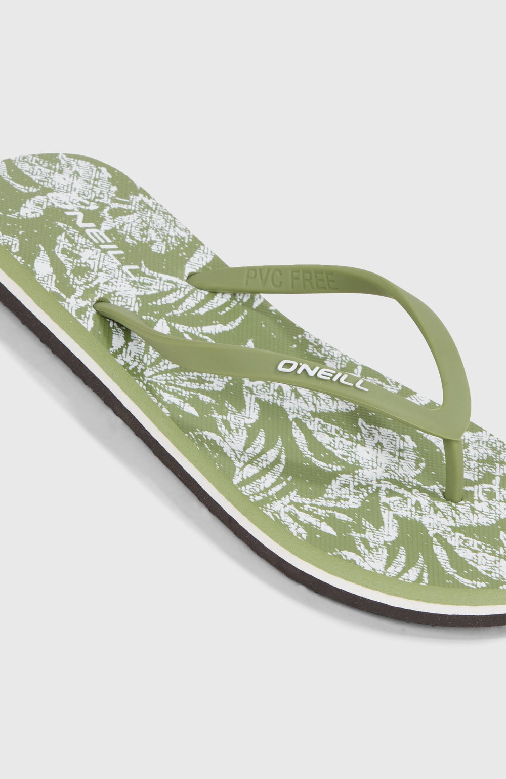 Profile Graphic Sandals Green Textured Jungle