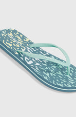 Profile Graphic Sandals Yellow Animal Blur