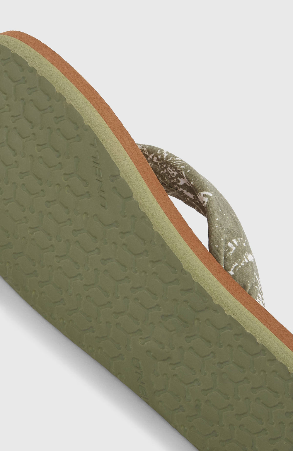 Ditsy Sun Sandals Green Textured Jungle