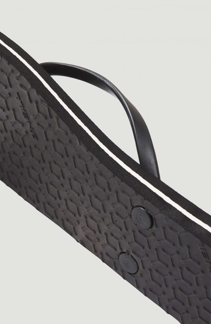Profile Logo Sandals Black Out