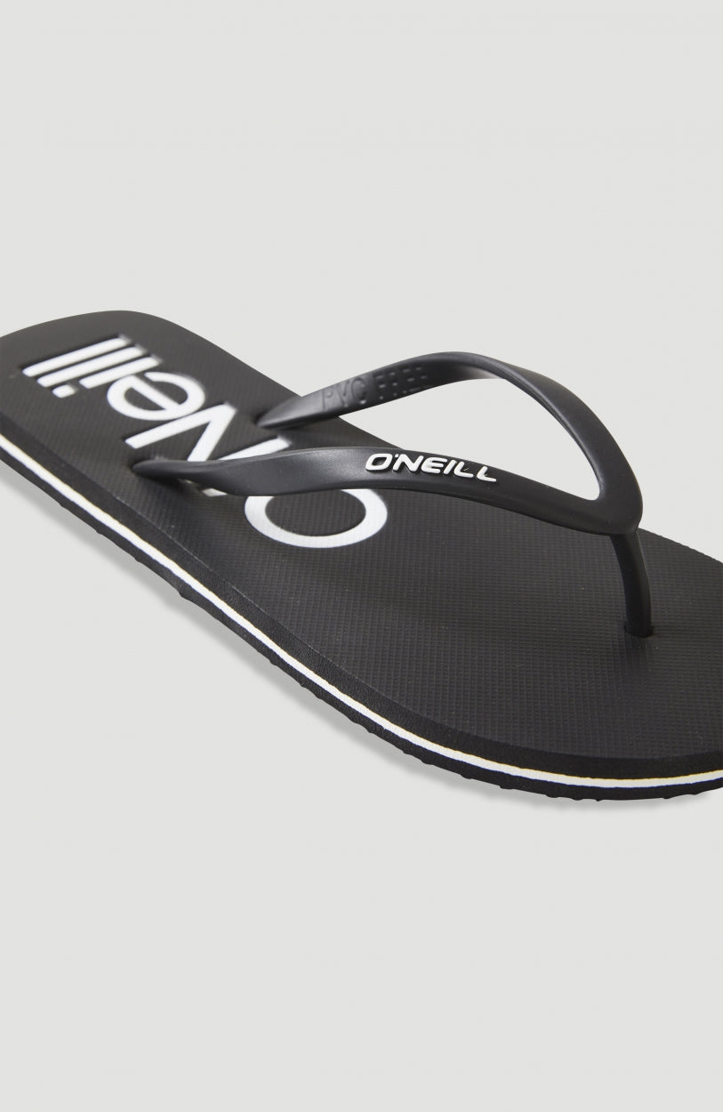 Profile Logo Sandals Black Out