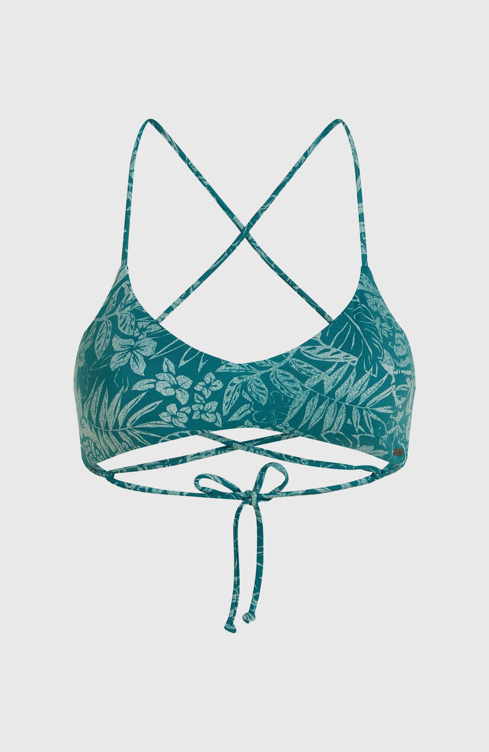 Huntington Bralette Bikini Top Green Island Sky