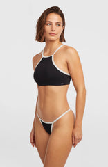 High-Neck Bikini Set Black Out