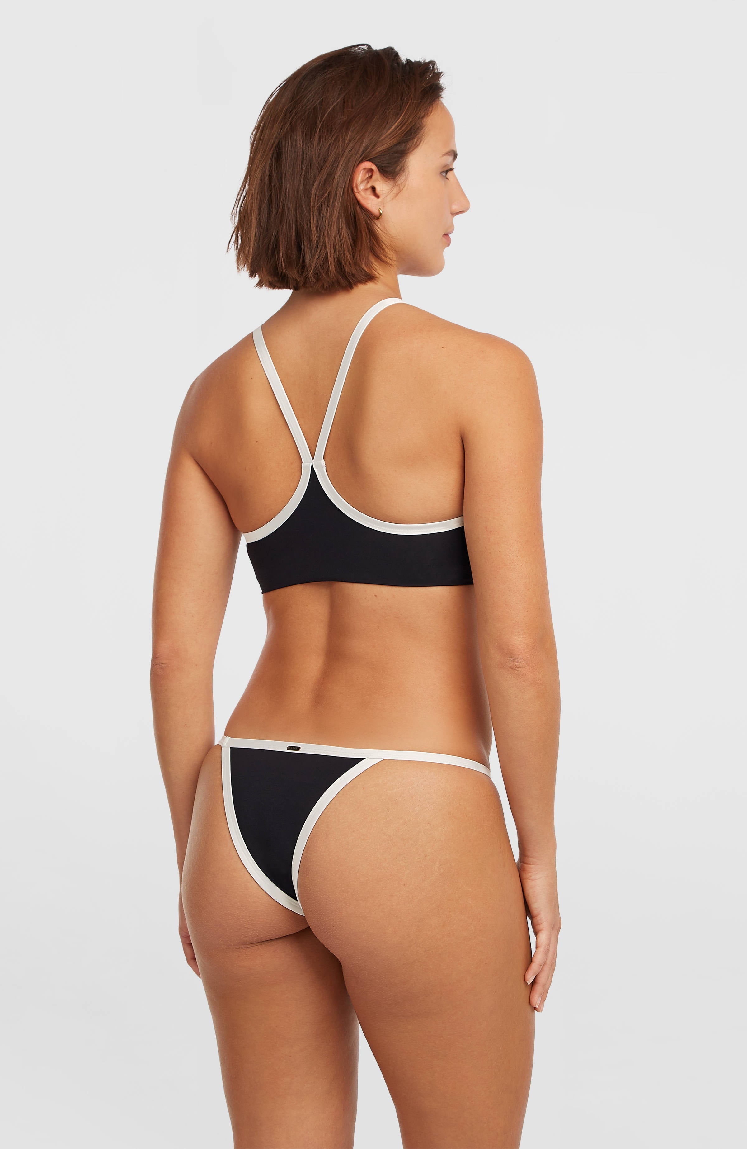 High-Neck Bikini Set Black Out