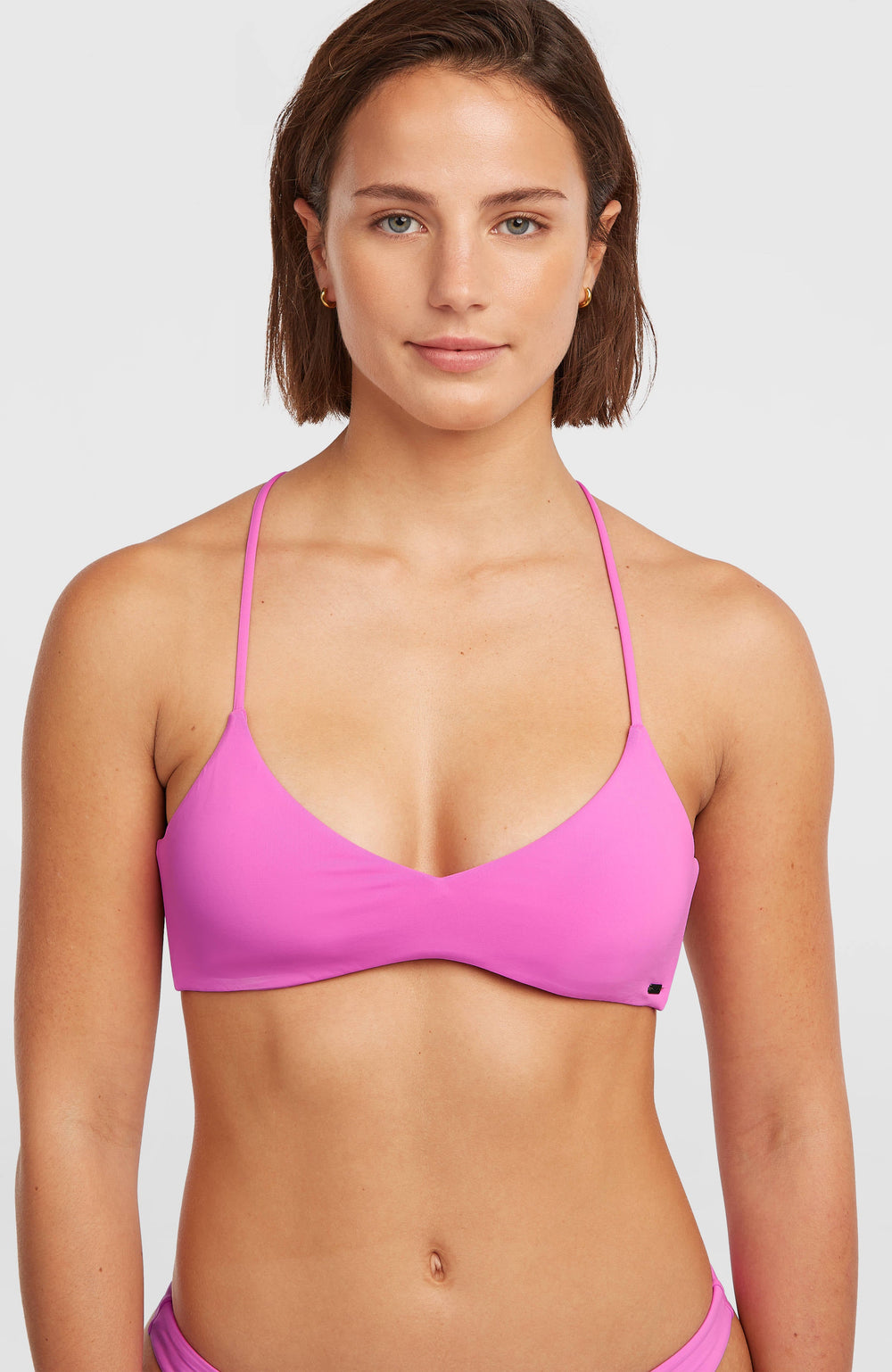 Huntington Bralette Bikini Top Electric Fuschia