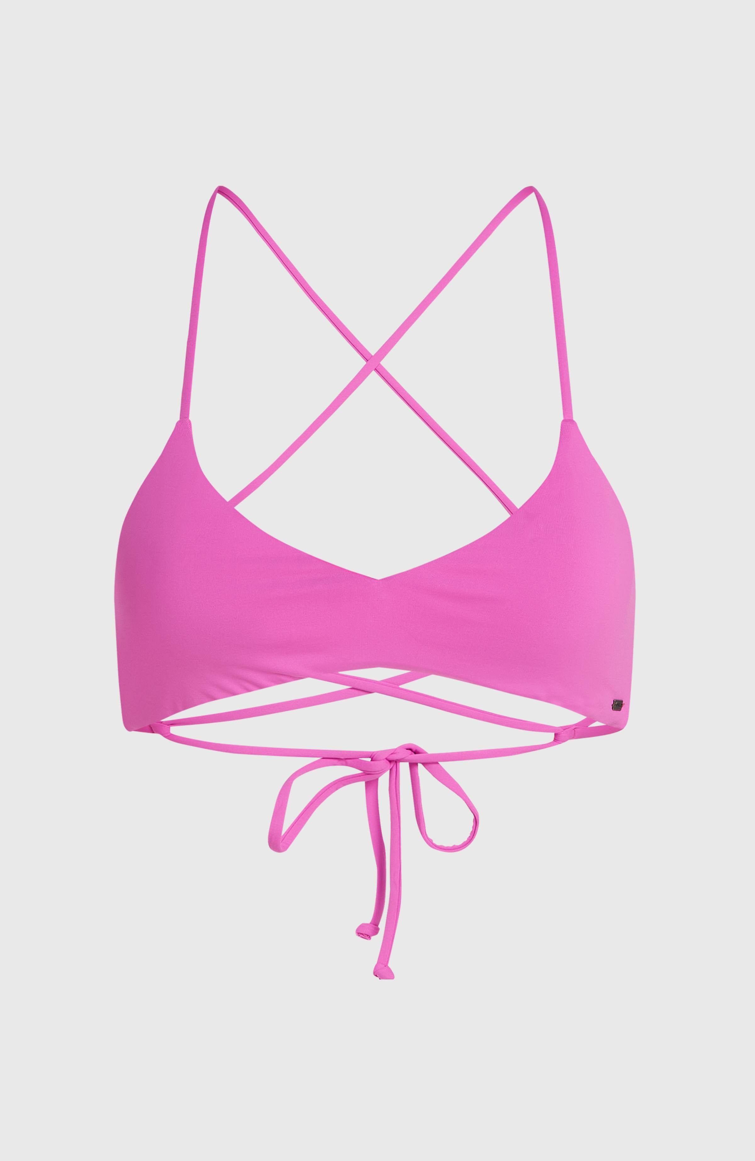 Huntington Bralette Bikini Top Electric Fuschia