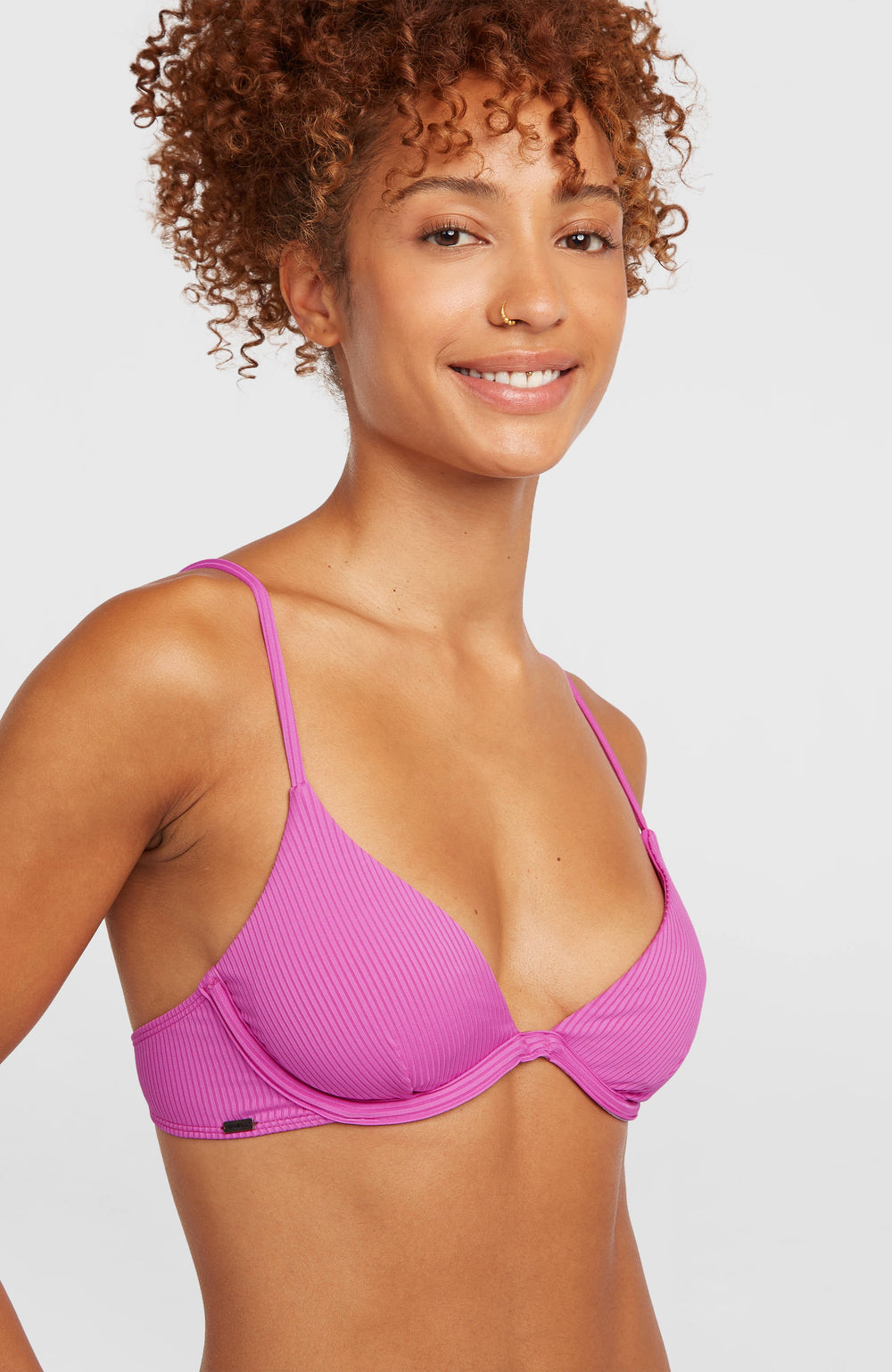 Honopu Rockey Bikini Set Electric Fuschia