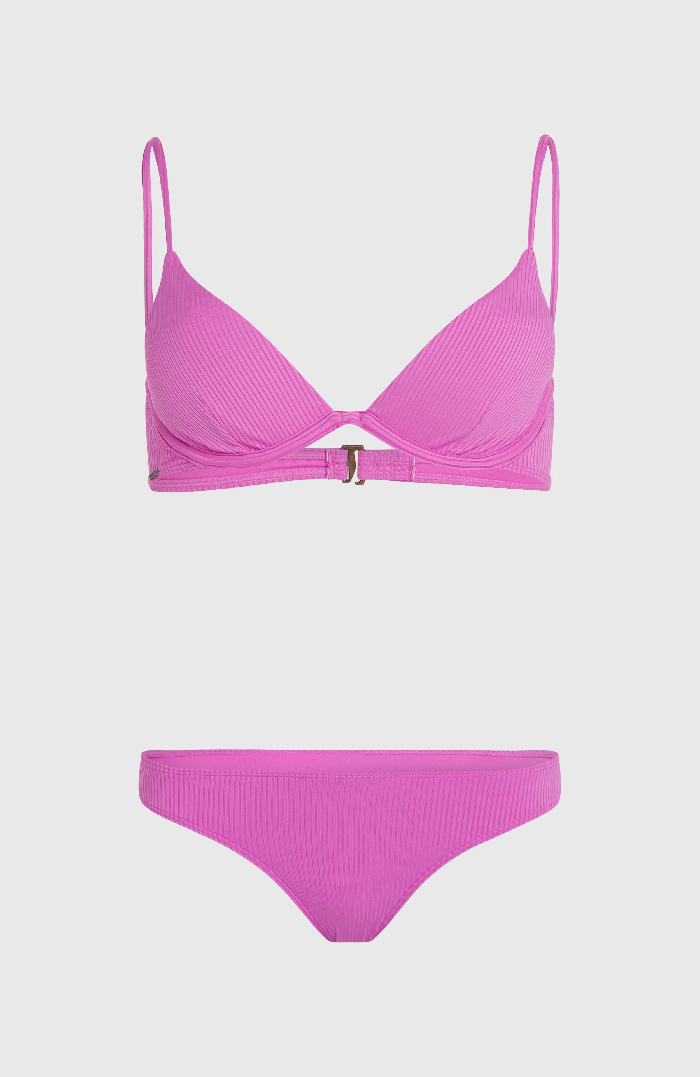 Honopu Rockey Bikini Set Electric Fuschia