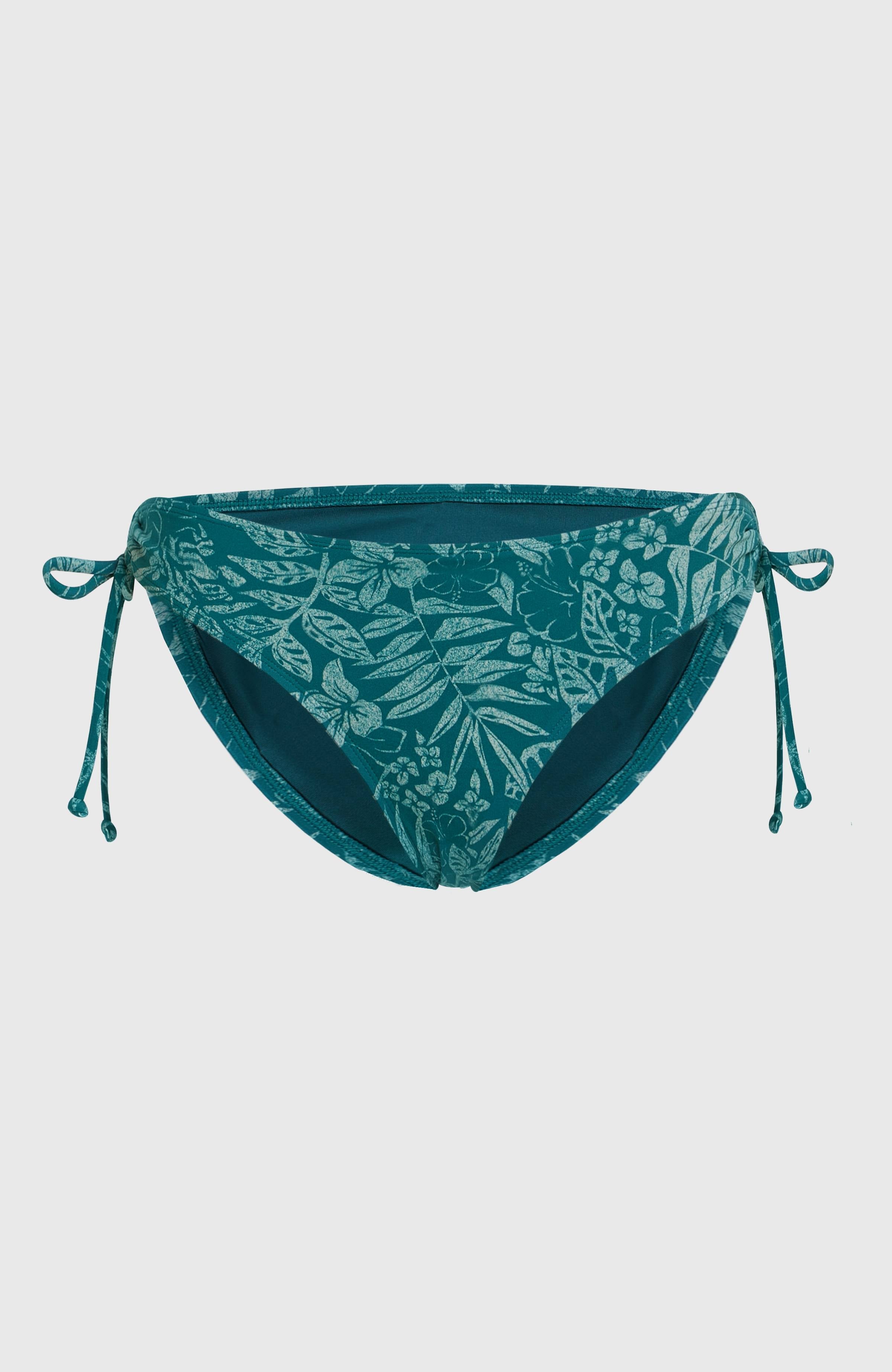 Rita Side-Tie Bikini Bottoms Green Island Sky