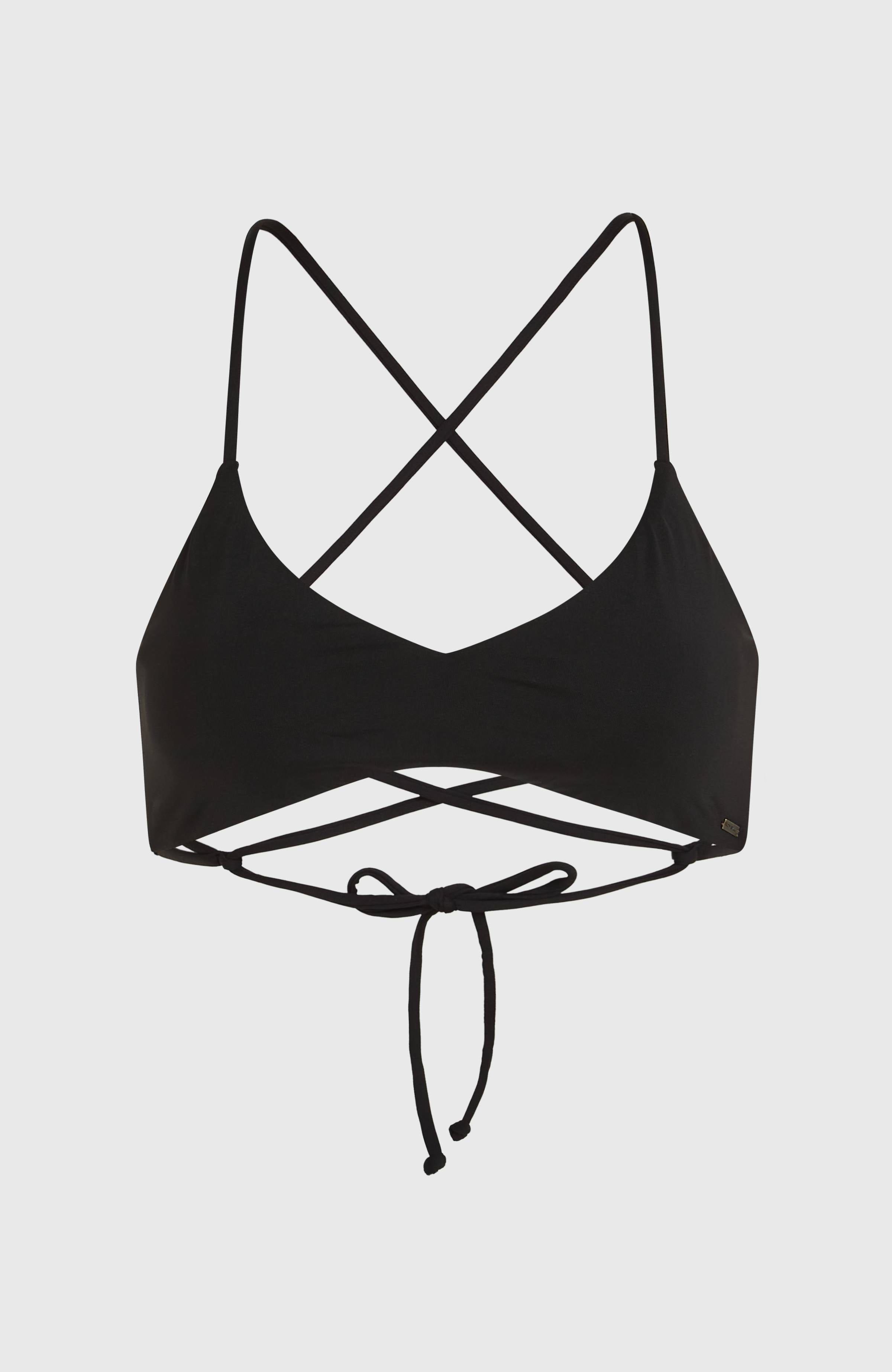 Huntington Bralette Bikini Top Black Out
