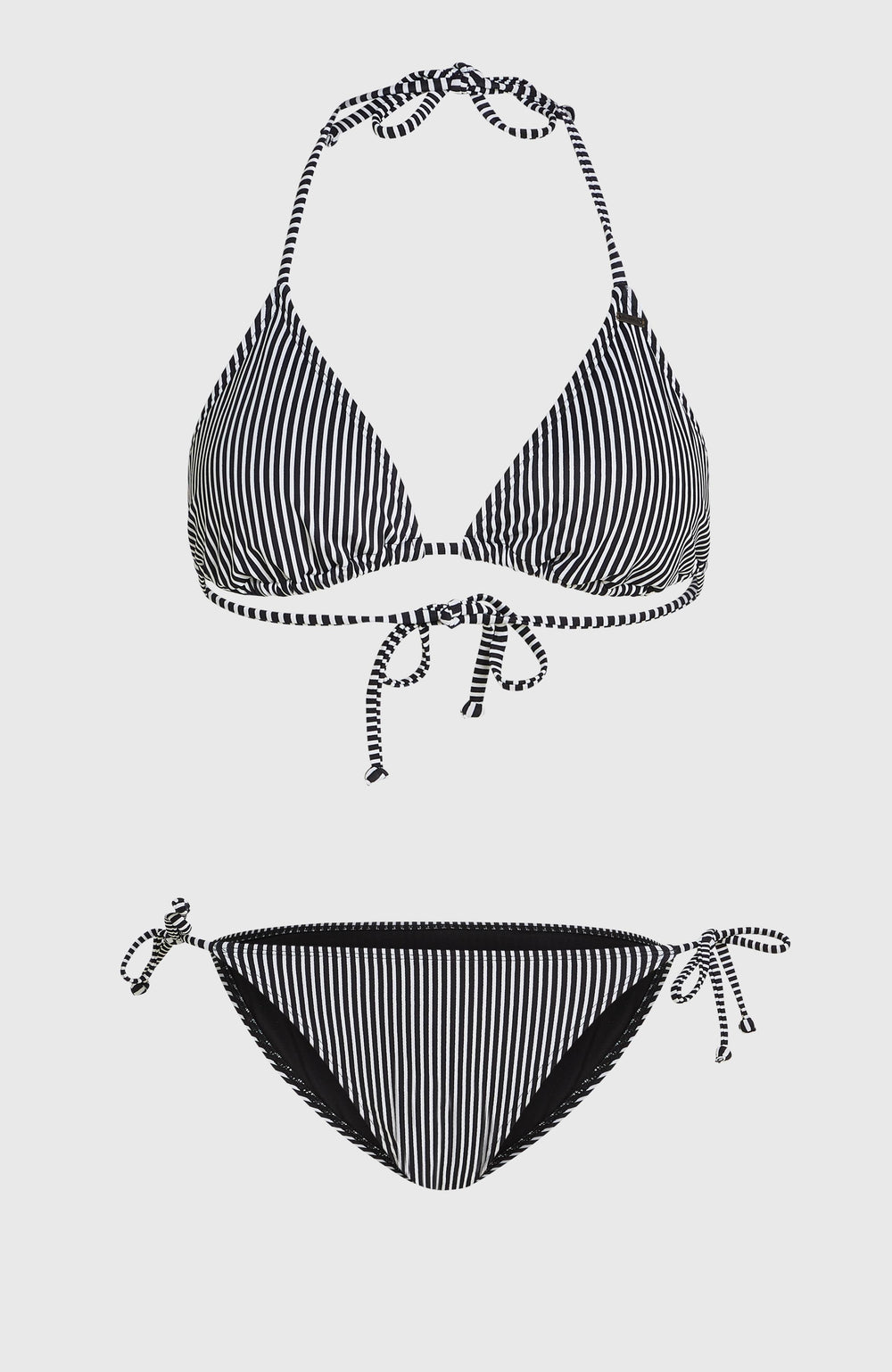 Essentials Capri - Bondey Bikini Set Black Micro Stripe