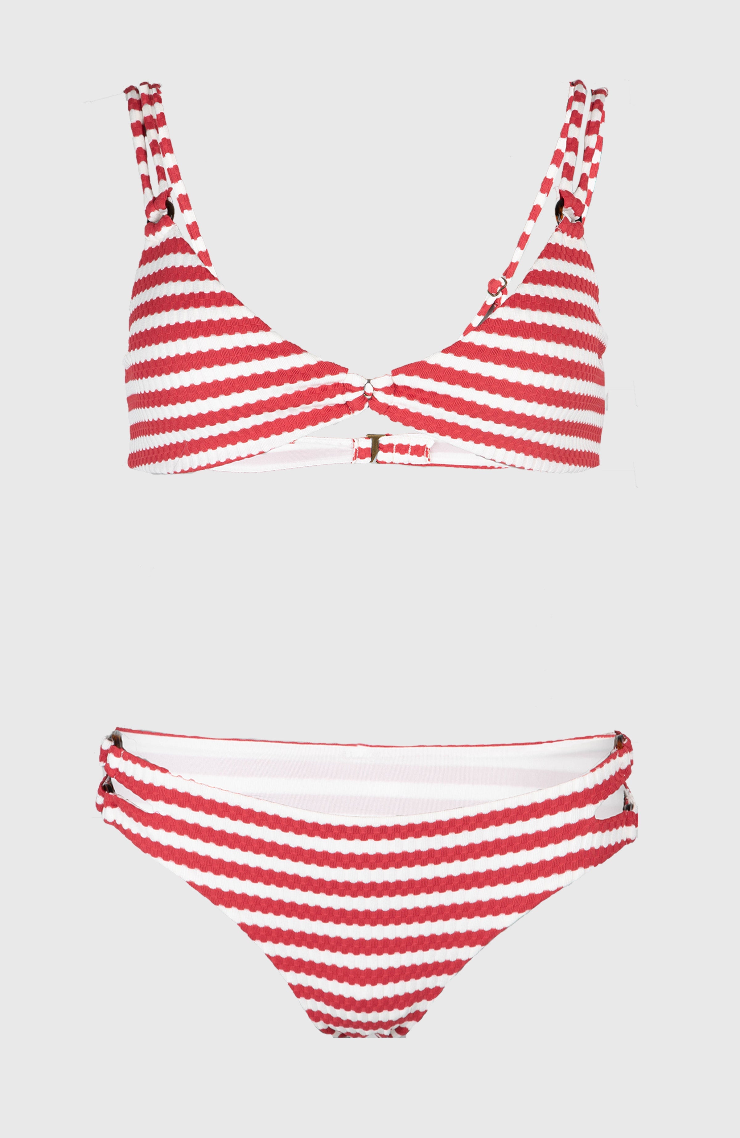 O'Riginals Bikini Set White/Red Originals Stripe