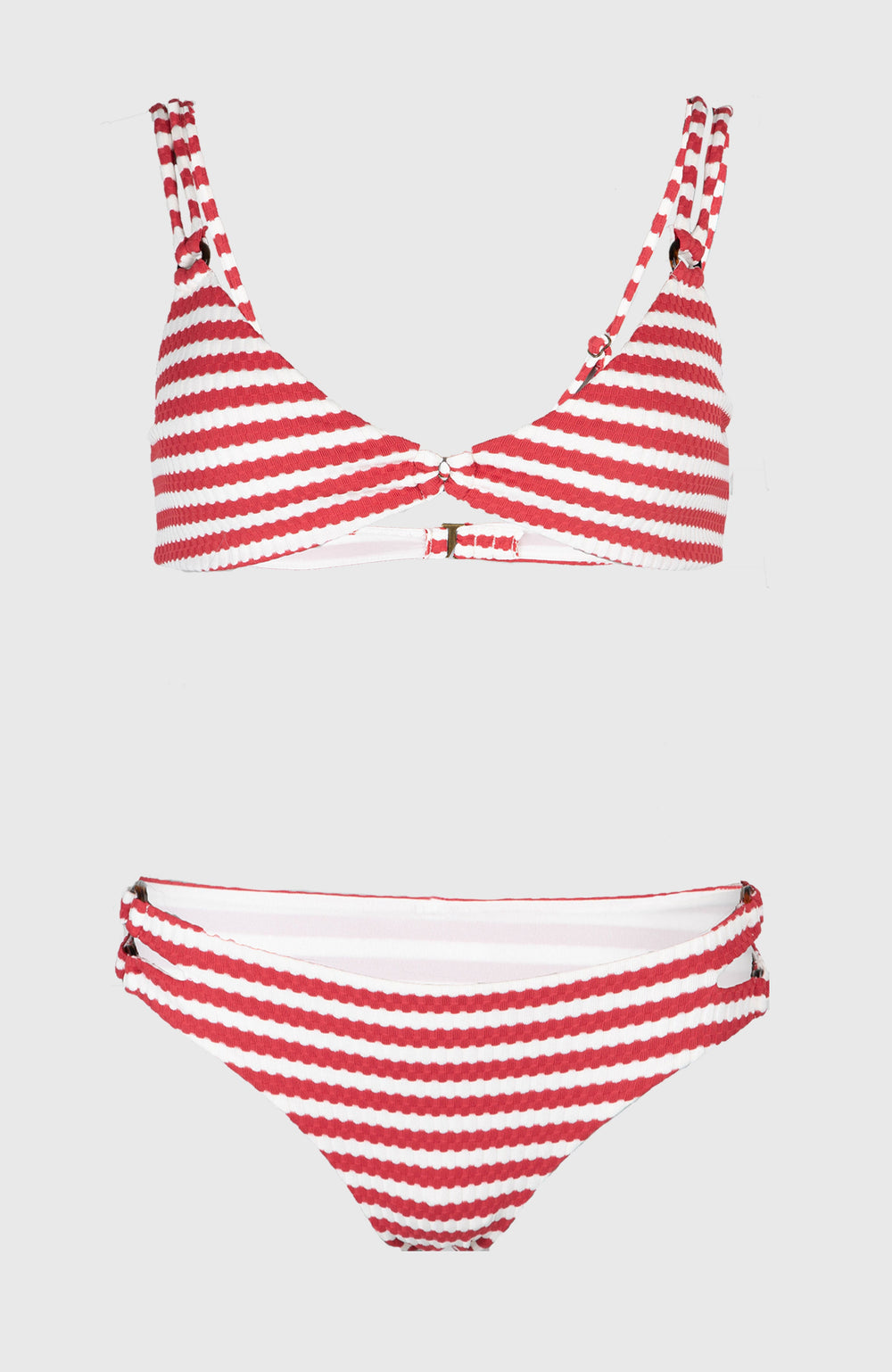 O'Riginals Bikini Set White/Red Originals Stripe