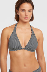 Essentials Marga Cruz Bikini Set Black Micro Stripe