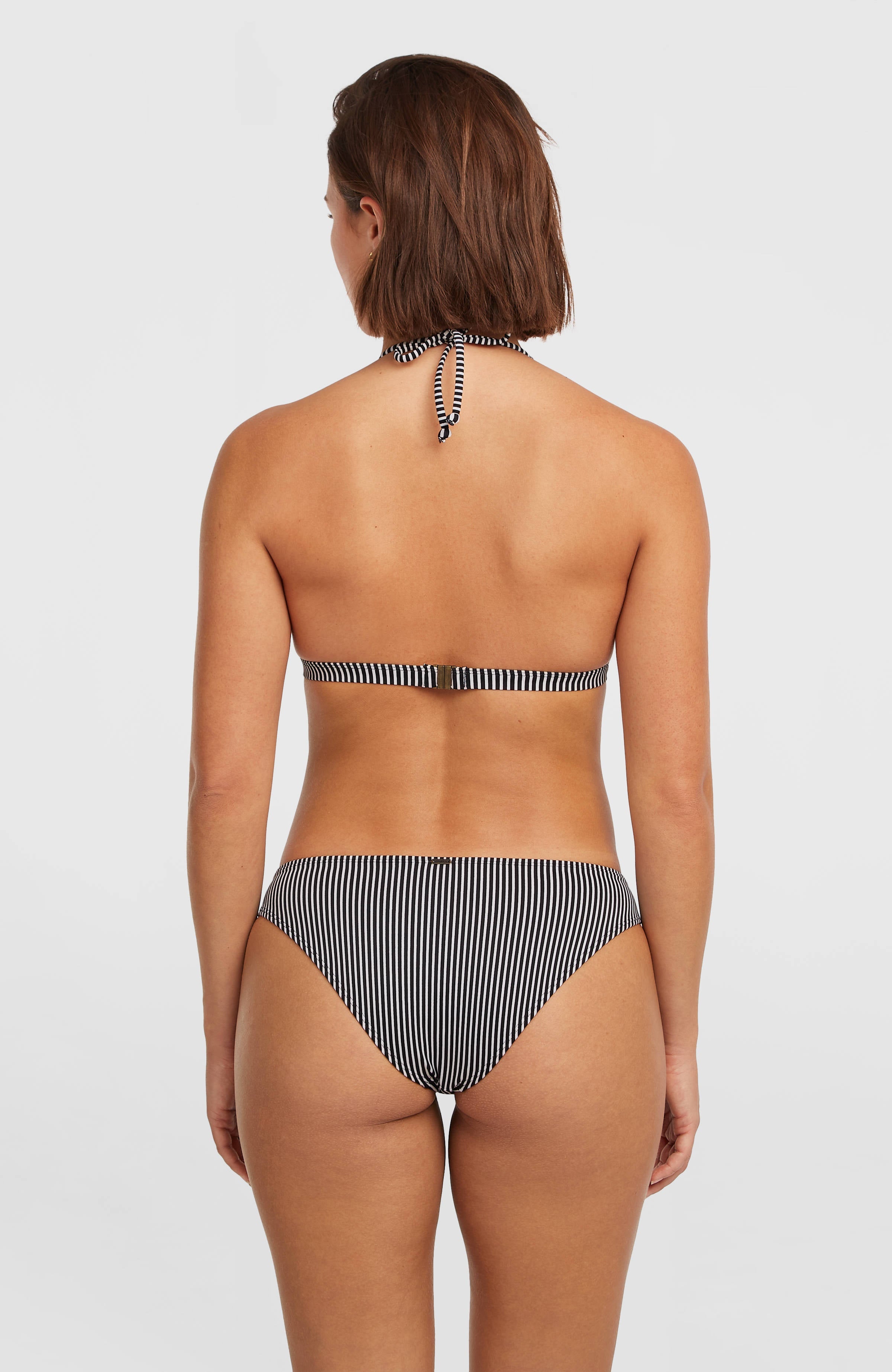 Essentials Marga Cruz Bikini Set Black Micro Stripe