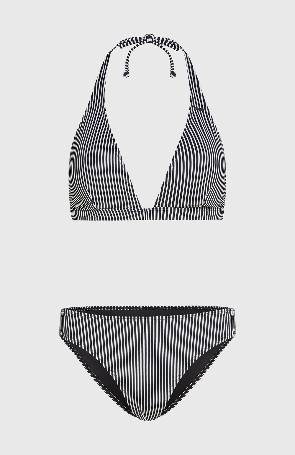 Essentials Marga Cruz Bikini Set Black Micro Stripe