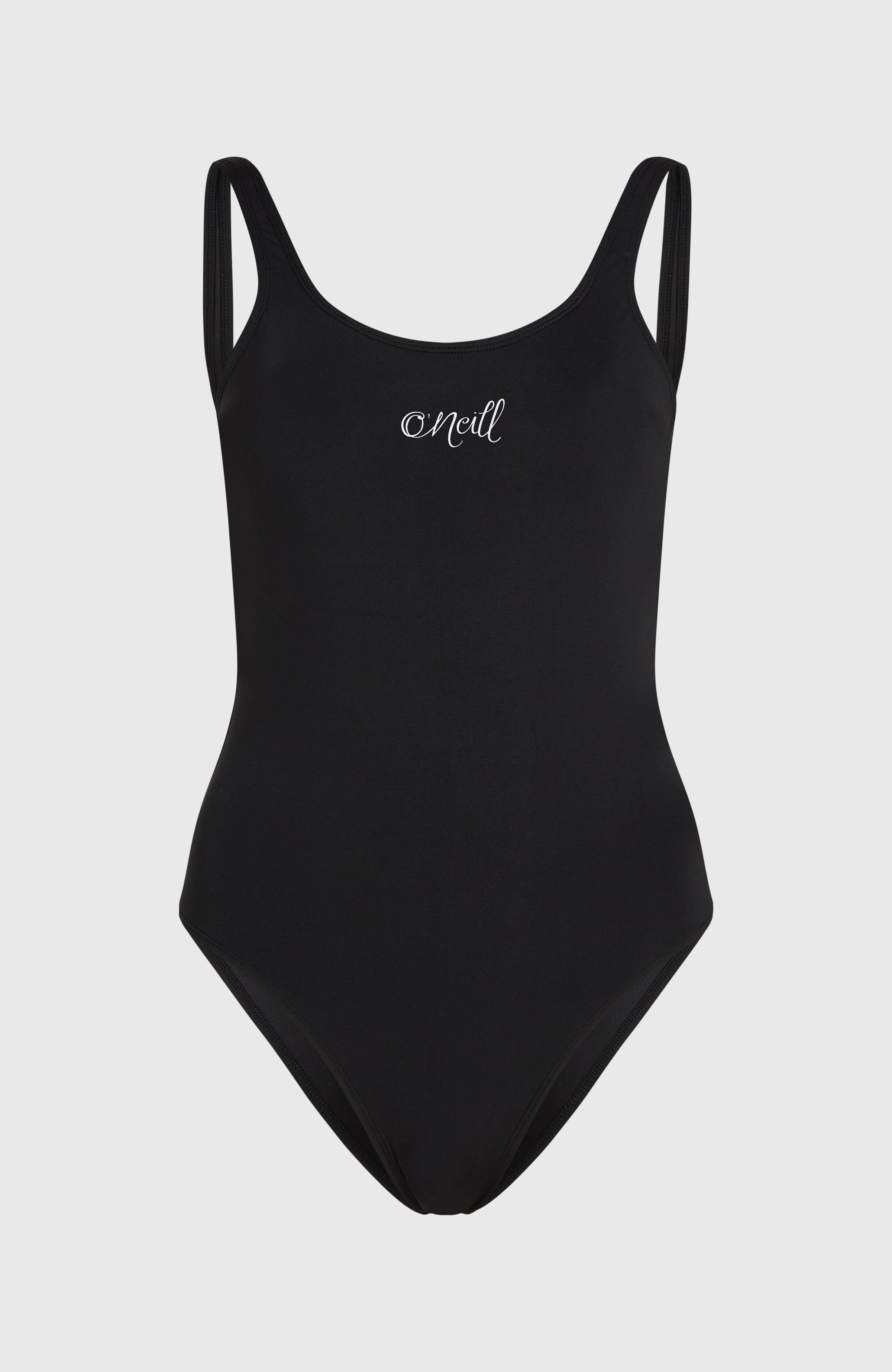 Essentials Script Swimsuit Black Out