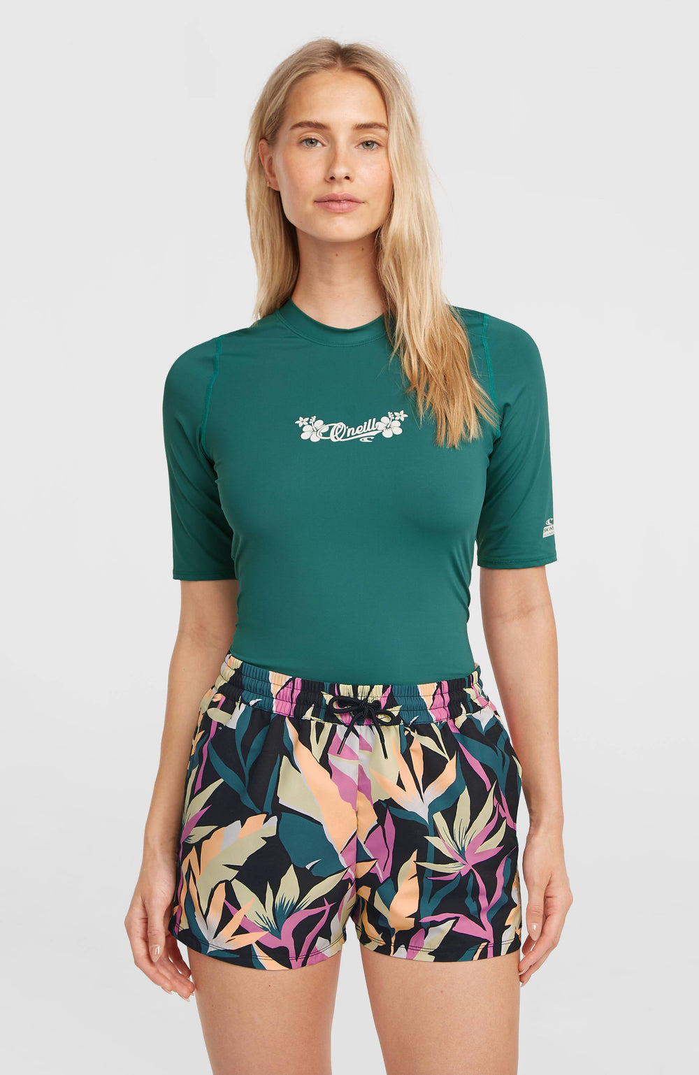 Essentials 12'' All-Over Print Swimshorts Black Wmns Tropicana