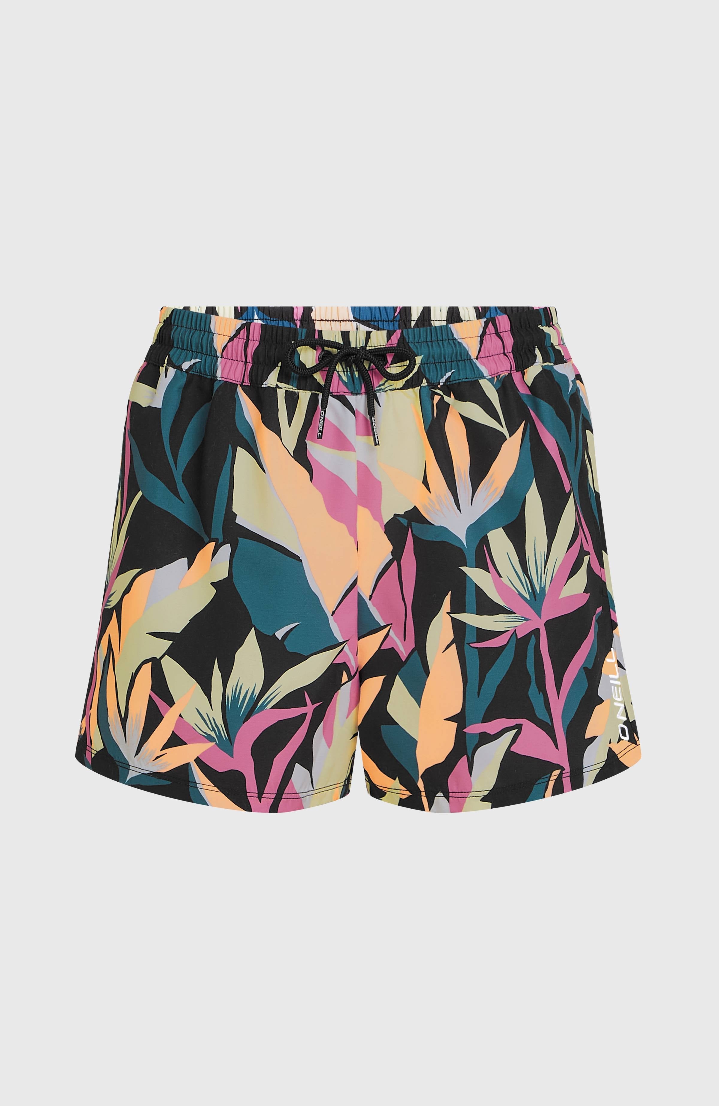 Essentials 12'' All-Over Print Swimshorts Black Wmns Tropicana
