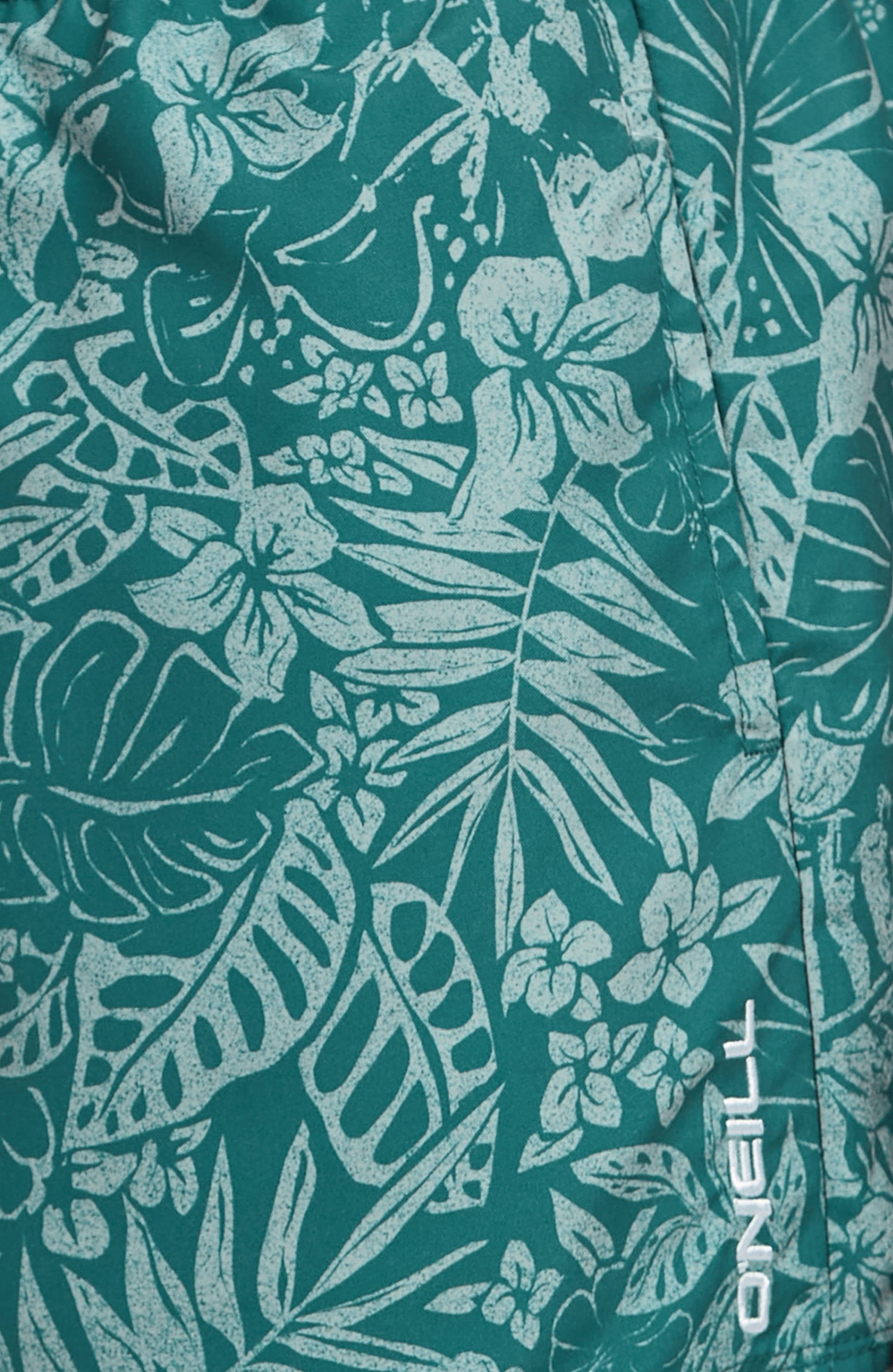 Essentials 12'' All-Over Print Swimshorts Green Island Sky