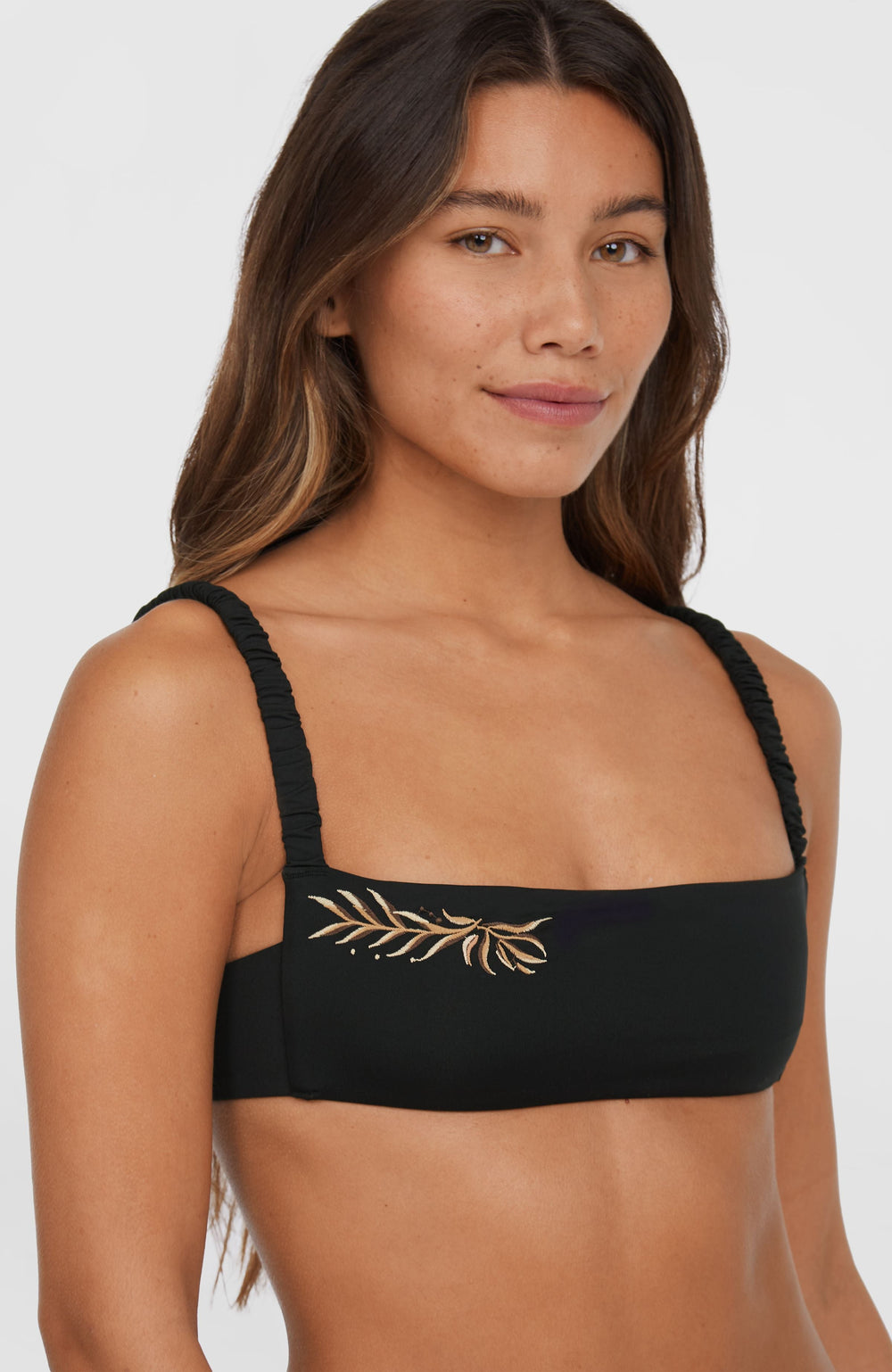 Bundoran Flamenco Embroidery Bikini Set Black Out