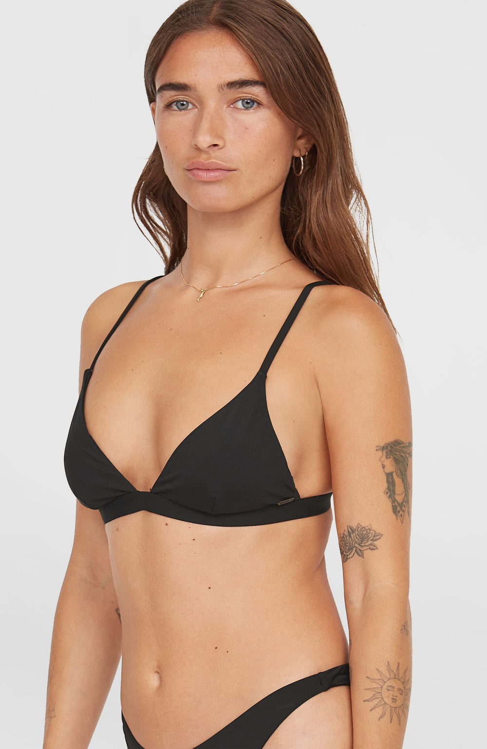 Seaside Tri Bikini Top Black Out