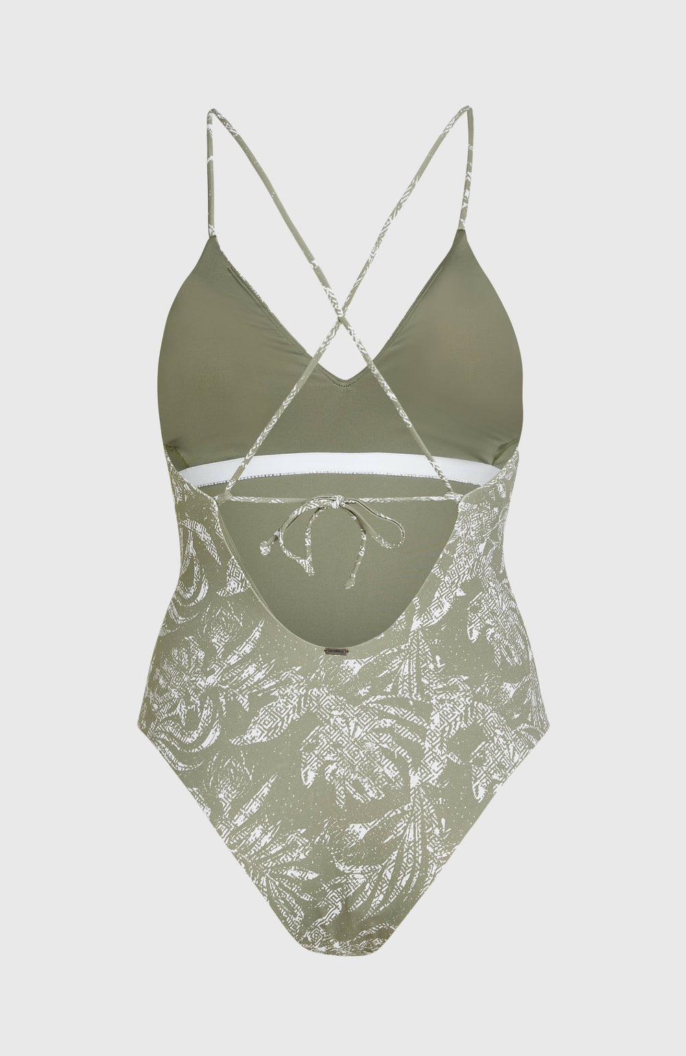 Jaida Swimsuit Green Textured Jungle