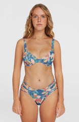 Elsie Underwire Bikini Top Blue Painted Tropics