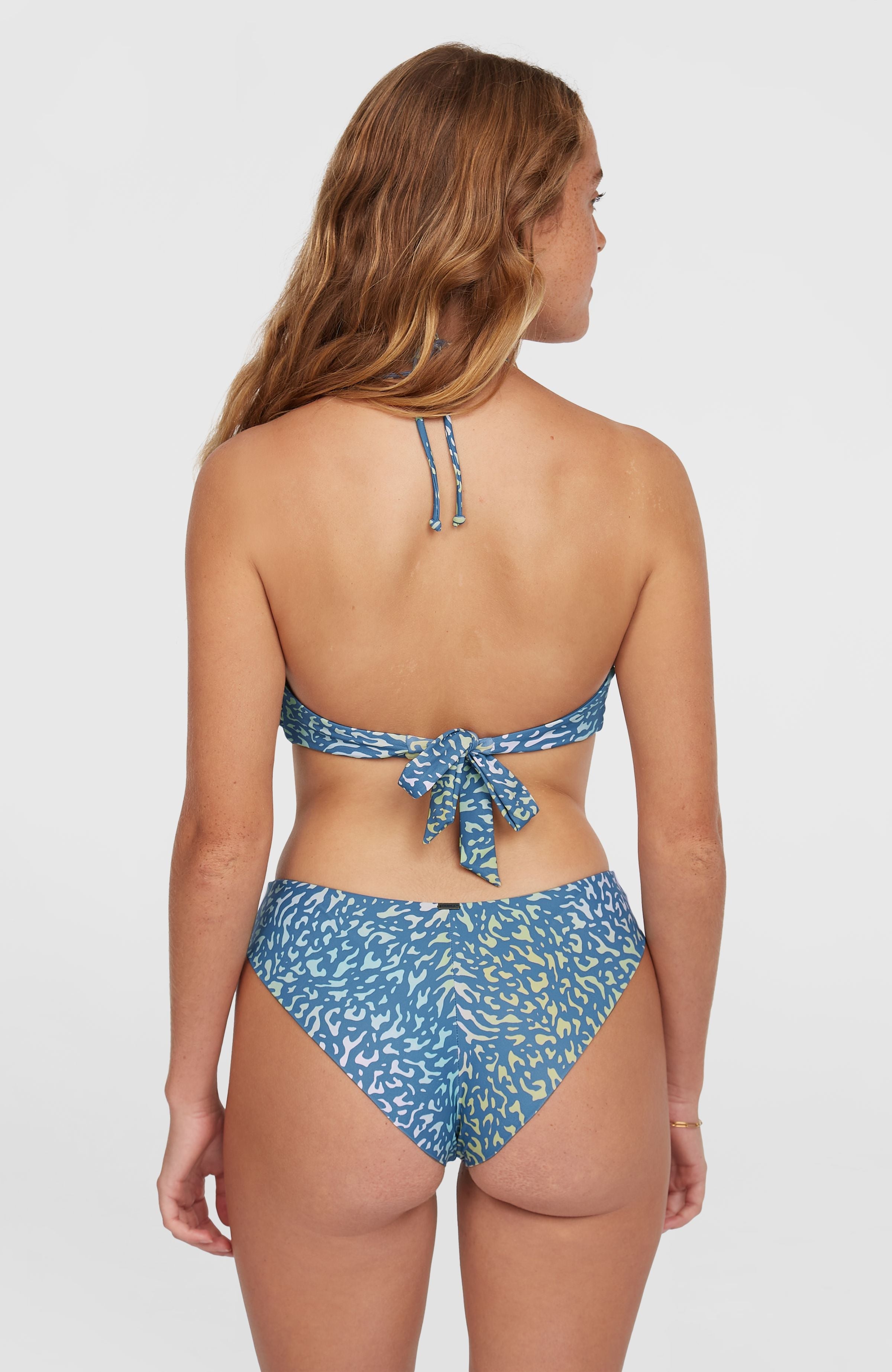 Maoi Bikini Bottoms Yellow Animal Blur
