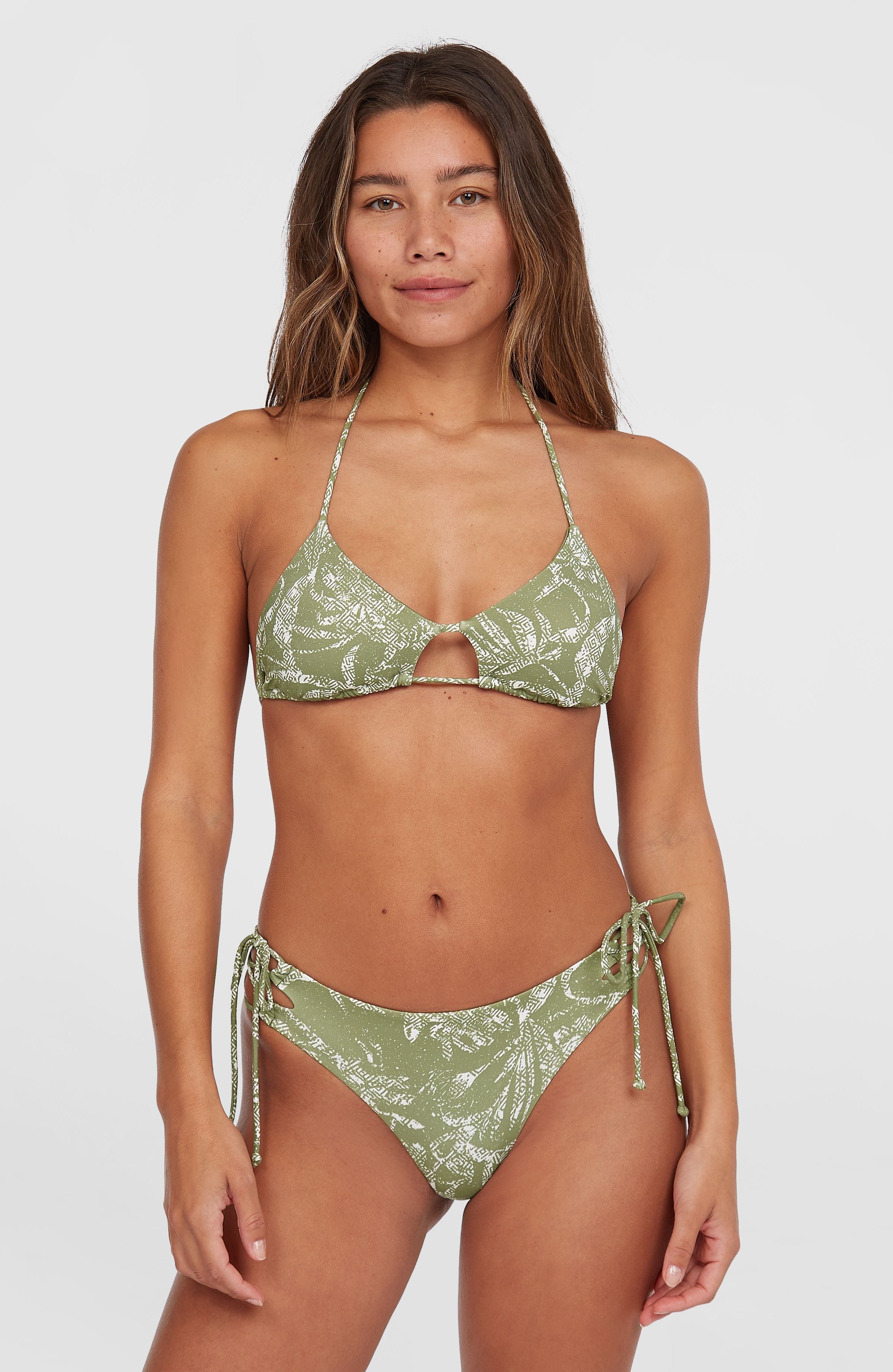 Madrid Jensen Bikini Set Green Textured Jungle