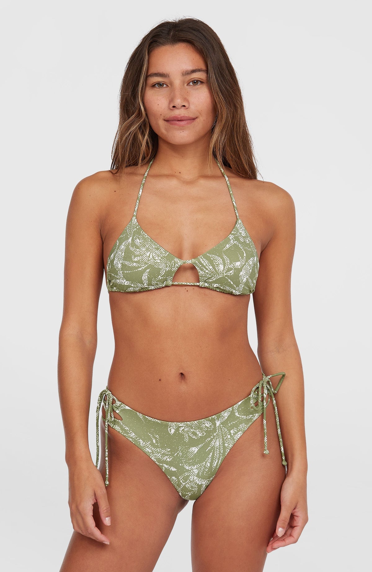 Madrid Jensen Bikini Set Green Textured Jungle
