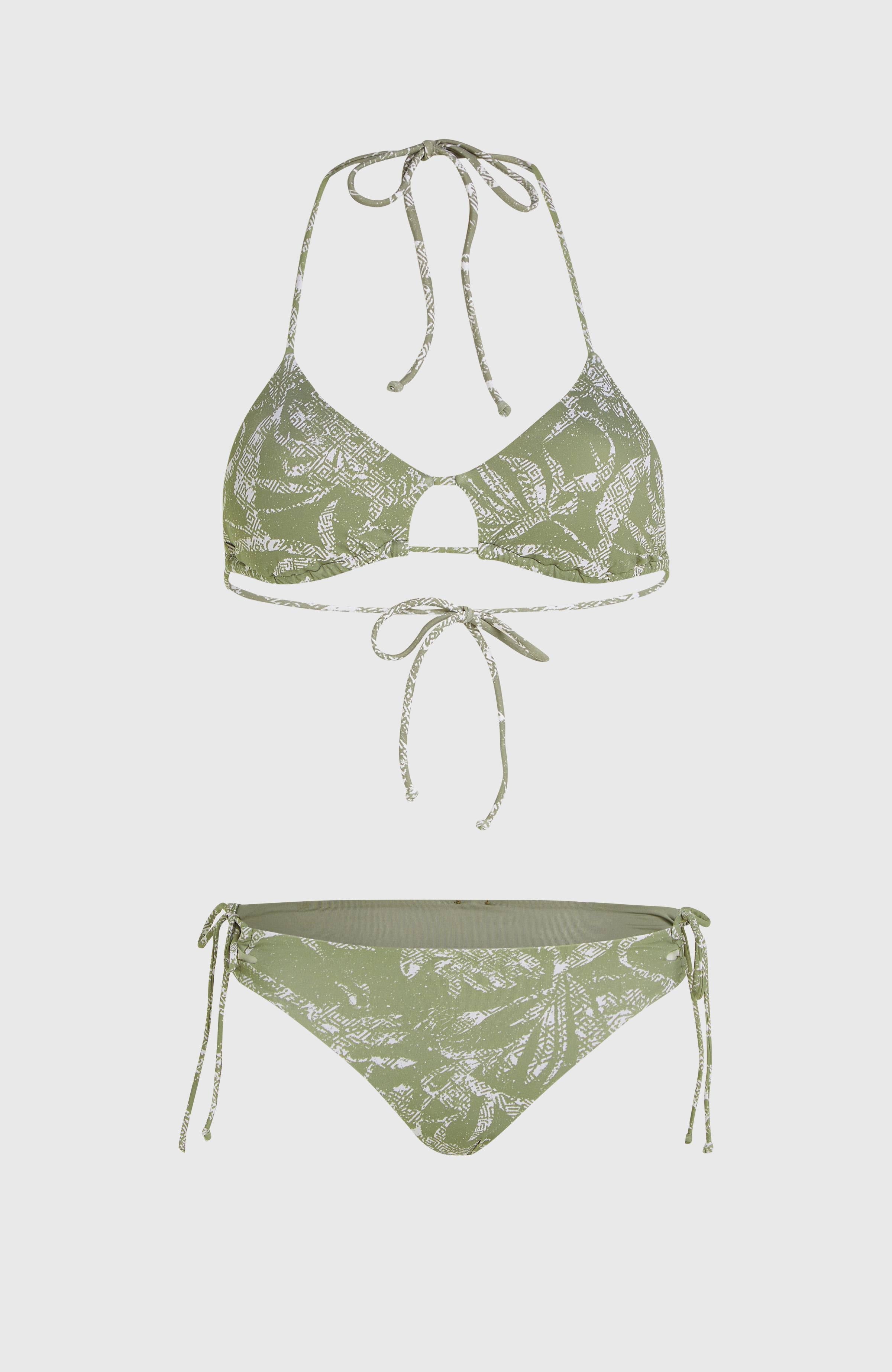 Madrid Jensen Bikini Set Green Textured Jungle